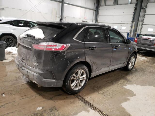 2FMPK4J99KBC24779 - 2019 FORD EDGE SEL BLACK photo 3