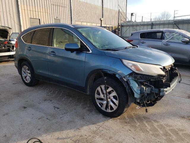 2HKRM4H77GH617896 - 2016 HONDA CR-V EXL TURQUOISE photo 4