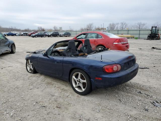 JM1NB353710207555 - 2001 MAZDA MX-5 MIATA BASE BLUE photo 2