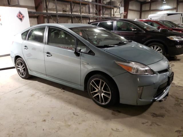 JTDKN3DU7C1530599 - 2012 TOYOTA PRIUS TURQUOISE photo 4