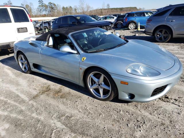 ZFFYT53A730130570 - 2003 FERRARI 360 SPIDER BLUE photo 4