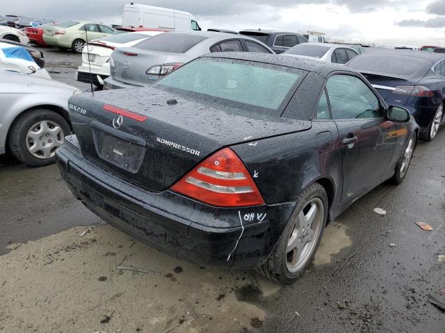 WDBKK49F43F283228 - 2003 MERCEDES-BENZ SLK 230 KOMPRESSOR BLACK photo 3