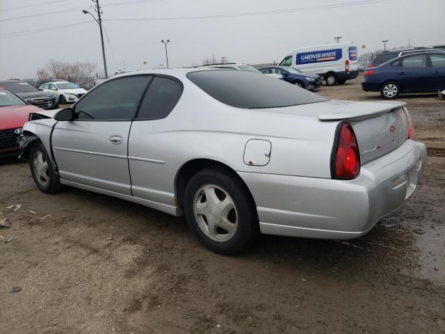 2G1WX12KX39310492 - 2003 CHEVROLET MONTE CARL SS ვერცხლისფერი ფოტო 2