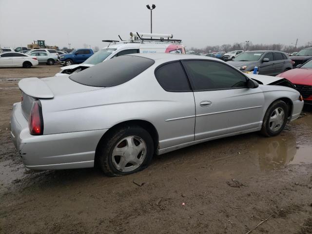 2G1WX12KX39310492 - 2003 CHEVROLET MONTE CARL SS ვერცხლისფერი ფოტო 3
