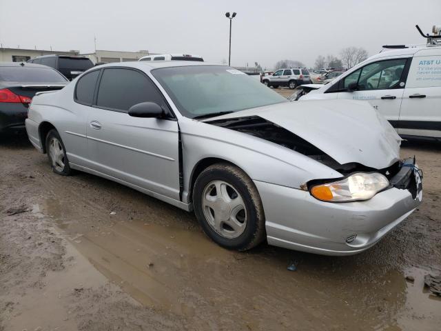 2G1WX12KX39310492 - 2003 CHEVROLET MONTE CARL SS ვერცხლისფერი ფოტო 4