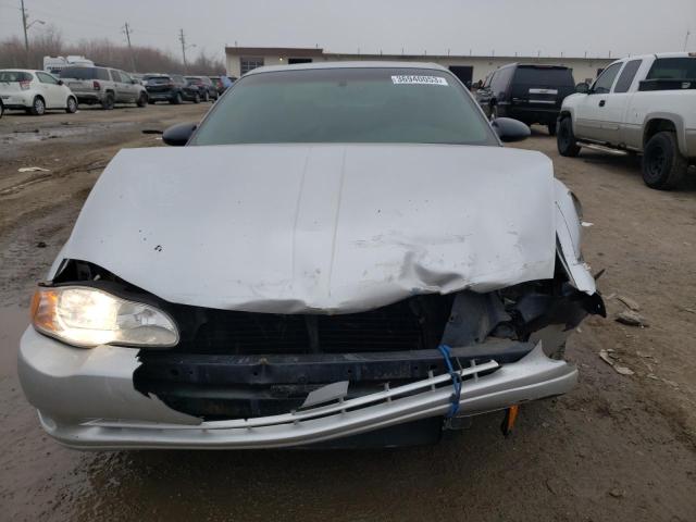 2G1WX12KX39310492 - 2003 CHEVROLET MONTE CARL SS ვერცხლისფერი ფოტო 5