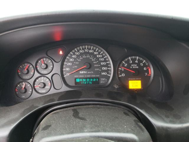 2G1WX12KX39310492 - 2003 CHEVROLET MONTE CARL SS ვერცხლისფერი ფოტო 9