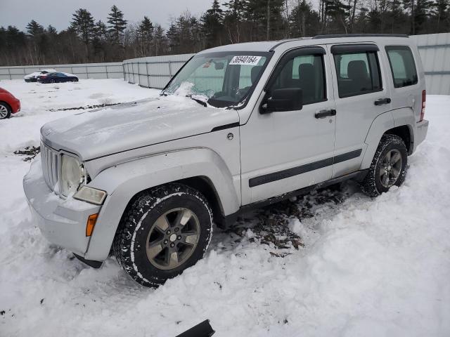 1J8GN28K58W105782 - 2008 JEEP LIBERTY SPORT SILVER photo 1