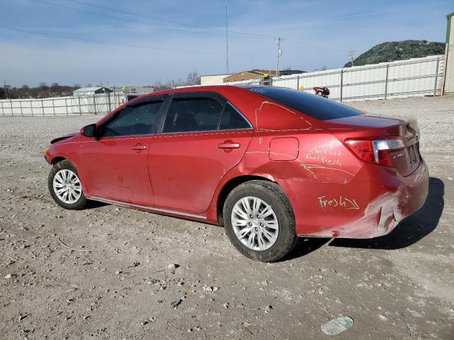 4T1BF1FK0CU579456 - 2012 TOYOTA CAMRY BASE RED photo 2