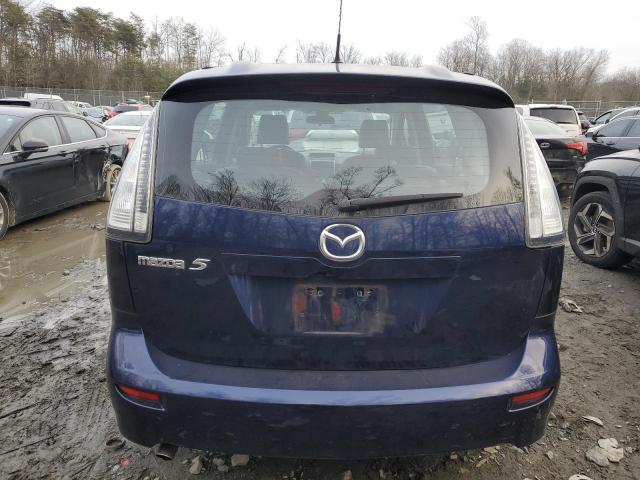 JM1CR2W39A0370669 - 2010 MAZDA 5 BLUE photo 6