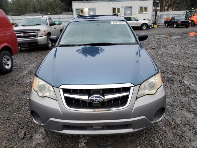 4S4BP60C997340376 - 2009 SUBARU OUTBACK BLUE photo 5