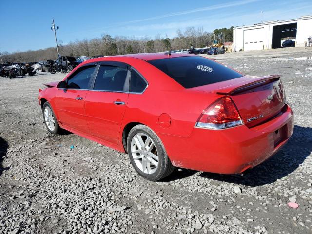 2G1WC5E38D1226811 - 2013 CHEVROLET IMPALA LTZ RED photo 2