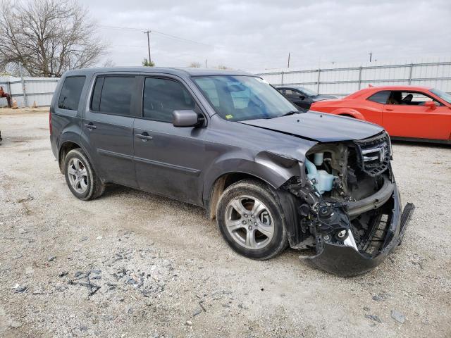 5FNYF3H5XEB011065 - 2014 HONDA PILOT EXL GRAY photo 4