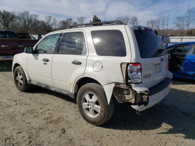 1FMCU03G69KD14632 - 2009 FORD ESCAPE XLT WHITE photo 2