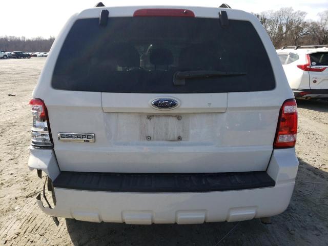 1FMCU03G69KD14632 - 2009 FORD ESCAPE XLT WHITE photo 6