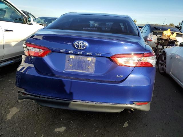 4T1B11HK3JU607100 - 2018 TOYOTA CAMRY L BLUE photo 6