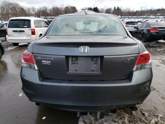 1HGCP368X8A082947 - 2008 HONDA ACCORD EXL GRAY photo 6