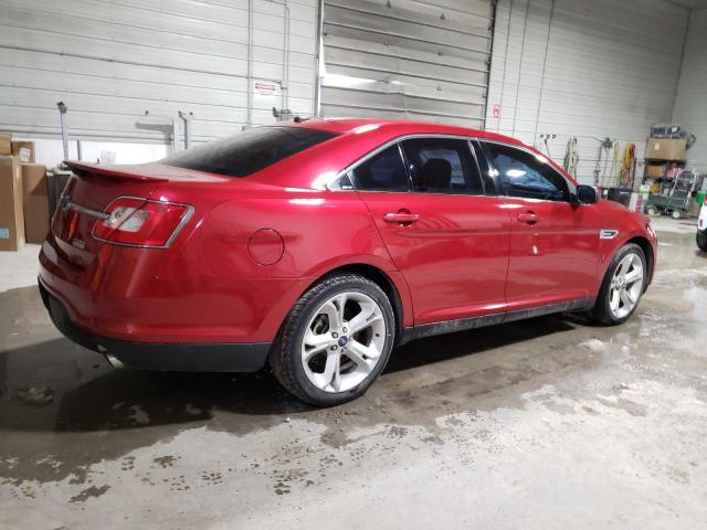 1FAHP2KT0AG117996 - 2010 FORD TAURUS SHO RED photo 3