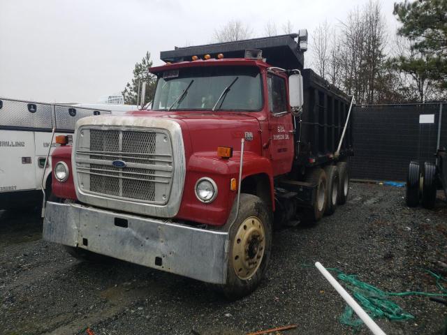 1FDYU90W9EVA37862 - 1984 FORD L-SERIES LT9000 RED photo 2