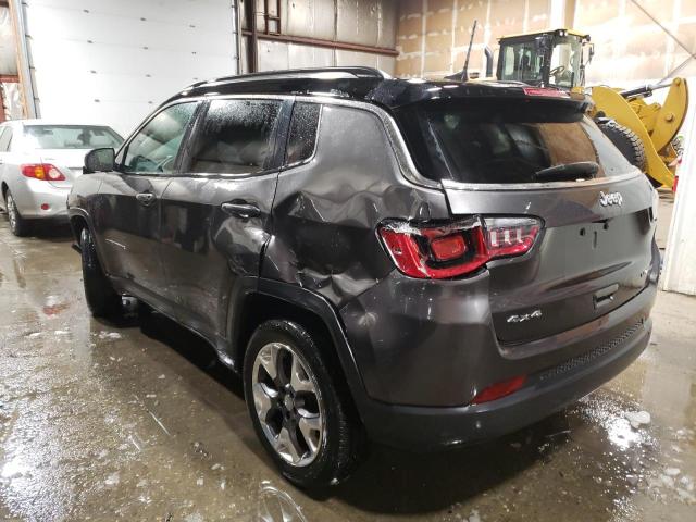 3C4NJDCB3LT203611 - 2020 JEEP COMPASS LIMITED GRAY photo 2