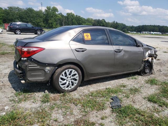 5YFBURHE9JP750179 - 2018 TOYOTA COROLLA L GRAY photo 3