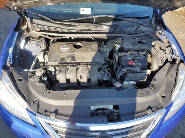 3N1AB7AP9DL691785 - 2013 NISSAN SENTRA S BLUE photo 11