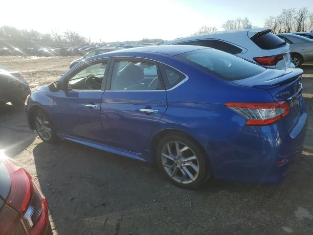 3N1AB7AP9DL691785 - 2013 NISSAN SENTRA S BLUE photo 2