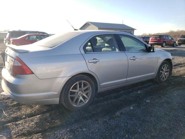 3FAHP0JG6AR322109 - 2010 FORD FUSION SEL SILVER photo 3