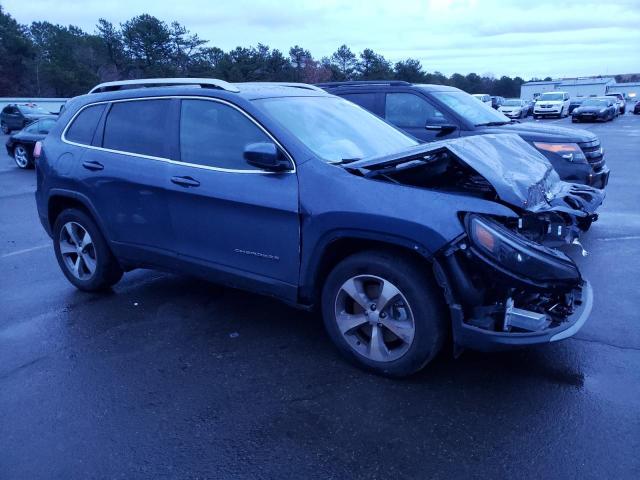 1C4PJMDX2MD241146 - 2021 JEEP CHEROKEE LIMITED BLUE photo 4