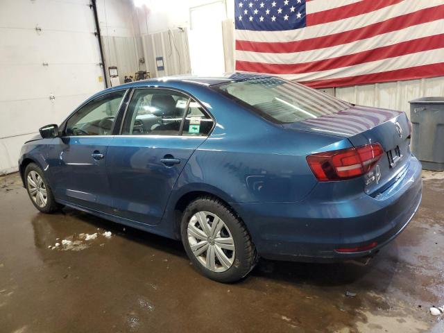 3VW2B7AJ4HM327235 - 2017 VOLKSWAGEN JETTA S BLUE photo 2