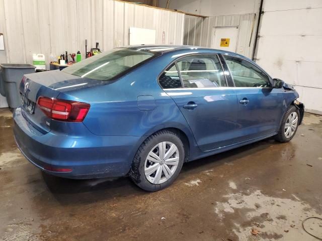 3VW2B7AJ4HM327235 - 2017 VOLKSWAGEN JETTA S BLUE photo 3