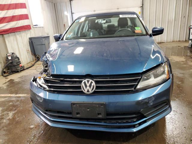 3VW2B7AJ4HM327235 - 2017 VOLKSWAGEN JETTA S BLUE photo 5