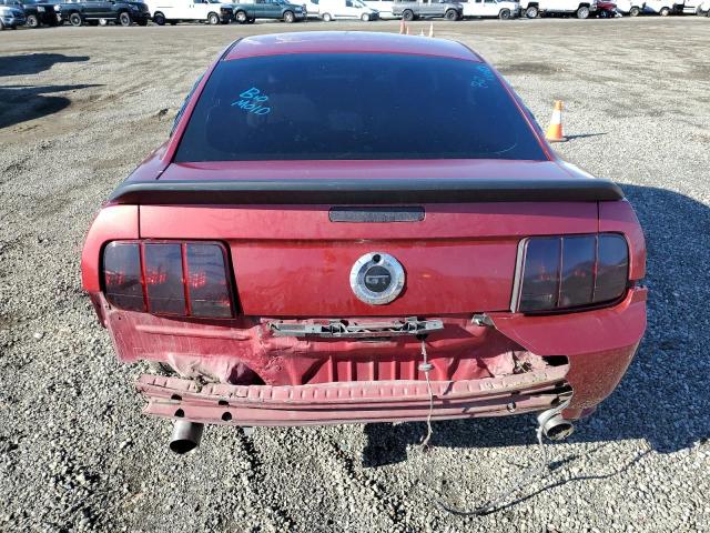 1ZVHT82HX55247996 - 2005 FORD MUSTANG GT RED photo 6