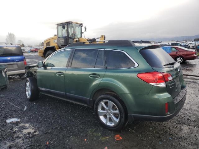 4S4BRBKC3D3231749 - 2013 SUBARU OUTBACK 2.5I LIMITED GREEN photo 2