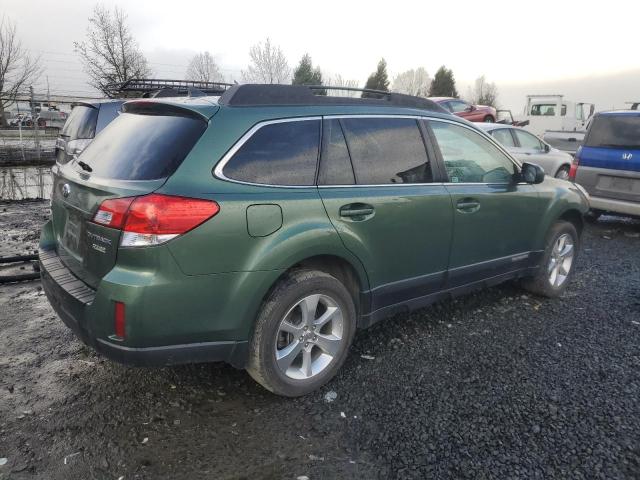 4S4BRBKC3D3231749 - 2013 SUBARU OUTBACK 2.5I LIMITED GREEN photo 3