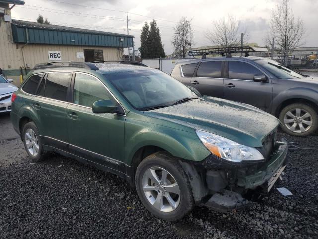 4S4BRBKC3D3231749 - 2013 SUBARU OUTBACK 2.5I LIMITED GREEN photo 4