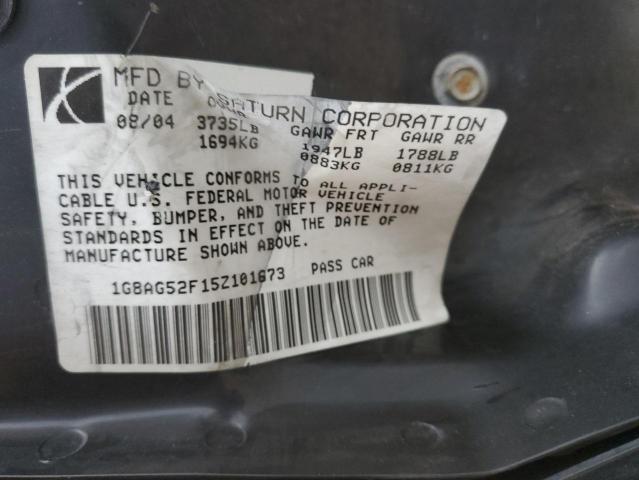 1G8AL52F54Z125758 - 2004 SATURN ION LEVEL 3 BLACK photo 12