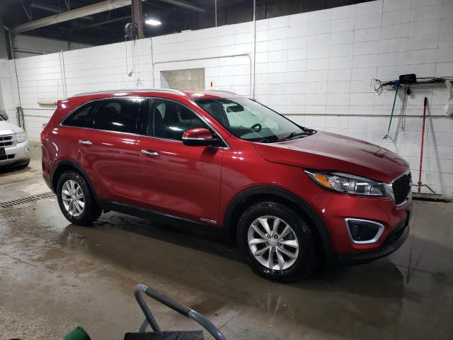 5XYPGDA52GG159683 - 2016 KIA SORENTO LX RED photo 4