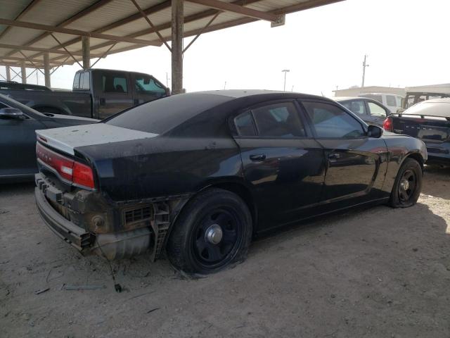 2C3CDXAT1EH150810 - 2014 DODGE CHARGER POLICE BLACK photo 3