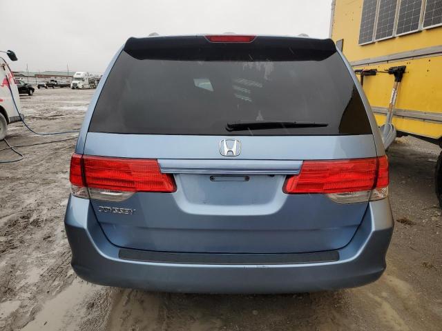 5FNRL3H67AB063754 - 2010 HONDA ODYSSEY EXL BLUE photo 6