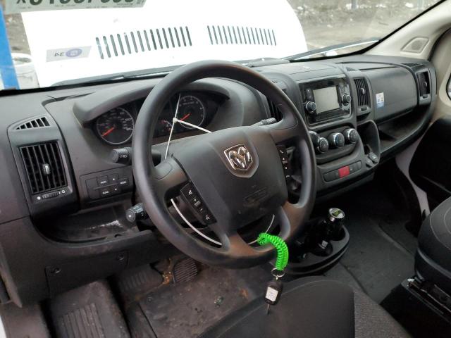 3C6ERVDG1ME500575 - 2021 RAM PROMASTER 2500 HIGH Ақ фото 8