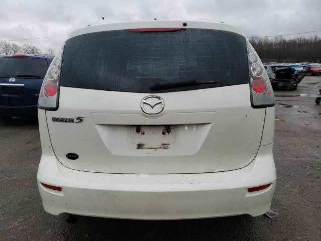 JM1CR293X70133595 - 2007 MAZDA 5 WHITE photo 6