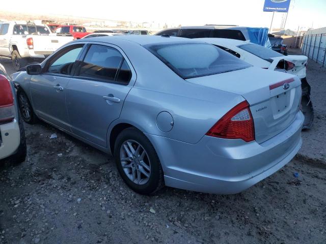 3FAHP0GA4CR186889 - 2012 FORD FUSION S SILVER photo 2