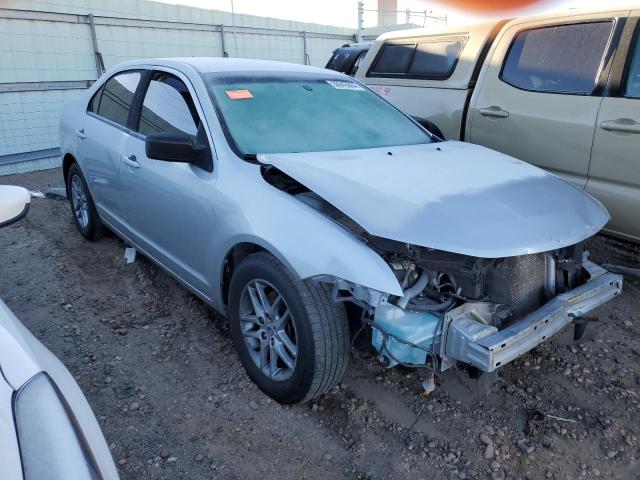 3FAHP0GA4CR186889 - 2012 FORD FUSION S SILVER photo 4