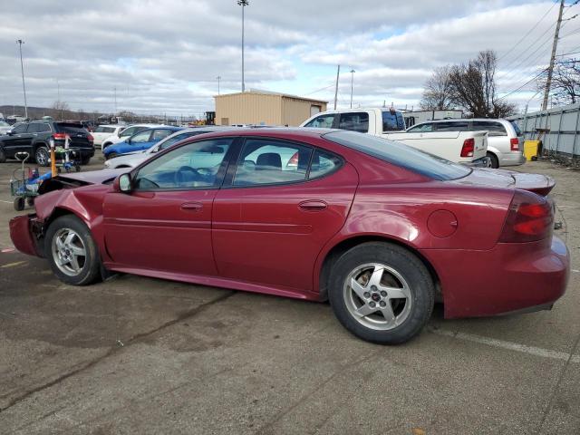 2G2WP522541118772 - 2004 PONTIAC GRAND PRIX GT BURGUNDY photo 2