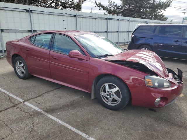 2G2WP522541118772 - 2004 PONTIAC GRAND PRIX GT BURGUNDY photo 4