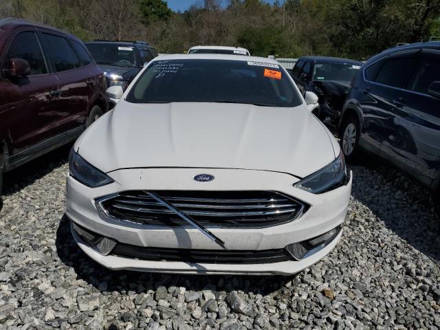 3FA6P0RU2HR301687 - 2017 FORD FUSION TITANIUM HEV WHITE photo 5