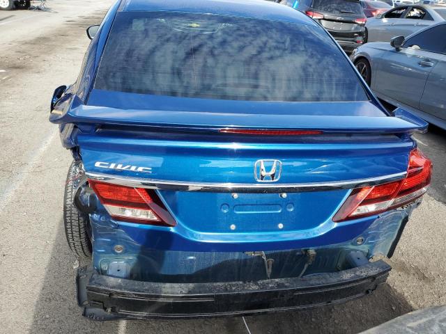 19XFB2F86EE060943 - 2014 HONDA CIVIC EX BLUE photo 6