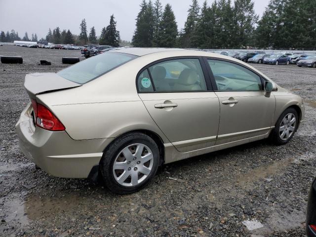 1HGFA16527L031907 - 2007 HONDA CIVIC LX GOLD photo 3