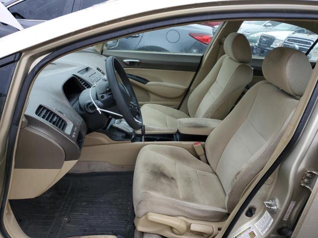 1HGFA16527L031907 - 2007 HONDA CIVIC LX GOLD photo 7